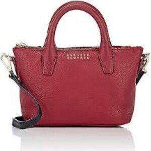 NWT Barney's Burgundy Crossbody Satchel Purse